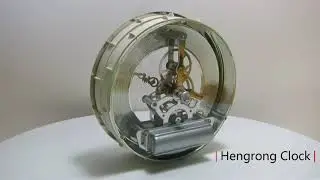 Skeleton clock movement 133MM Golden clock insert