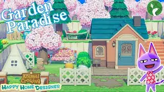 Bob's Garden Paradise 🌸 Animal Crossing Happy Home Paradise Speed Build