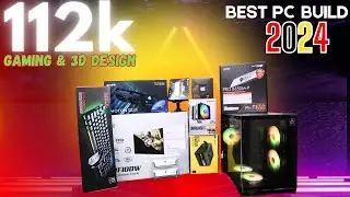 112k🔥 Black Pc Build Guide 2024! Ft Arc A770 16GB