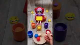 Grumpy Granny 🐸 👵 Colorful Marble run balls ⭐️ #sweetmarblescandy #grumpygranny #marblerun