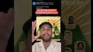 FC26 STARTER TEAMS🥷‼️| META TEAMS🤯✅
