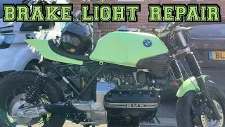 BMW k100 brake/tail light repair (faulty bulb monitoring unit)