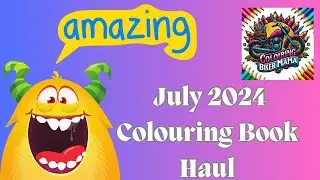 Amazing July 2024 Colouring Book Haul