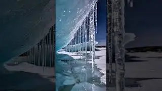 Melting Silence: Arctic Icicles Drip into Stillness | Winter Ambience for Sleep & Reflection #winter