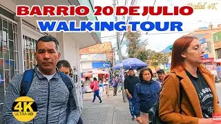 Walking Tour Visitando Barrio Sector 20 de Julio Iglesia Recorrido POV (BOGOTA│COLOMBIA) [4K ]