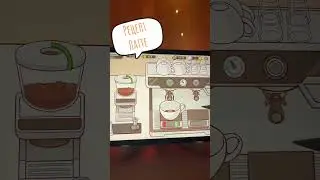 Как делать латте в игре хороший кофе good coffee great coffee #games #ipadgames