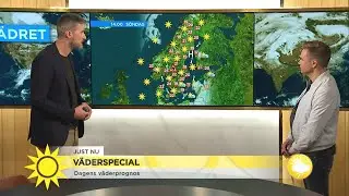 V&auml;dret 5 dygn fram&aring;t - s&aring; varmt blir det - Nyhetsmorgon (TV4)