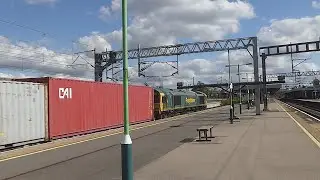 Freightliner Class 66 crossover at Nuneaton (20/9/21)