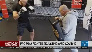 UFC fighter staying sharp during coronavirus pandemic
