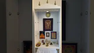 DIY Pooja Mandir USA from Amazon cabinet in 100$ #mandir #pooja #diyprojects #homedecor