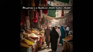 Atmosphere in a Traditional Middle Eastern Market (Suno AI Music)