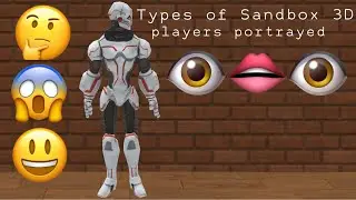 Types of Sandbox 3D players portrayed