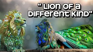 Oddlioness | Lion of a Different Kind #mindscapeai #visualstory #lion #music #visualart 