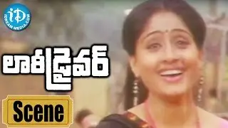 Lorry Driver Movie Scenes - Vijayashanti And Balakrishna Comedy || Sharada || B Gopal