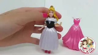 New Disney Princess Aurora Magiclip Doll collection and Dresses