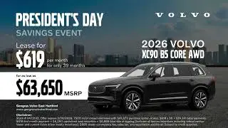Family-Friendly Luxury: Lease 2026 Volvo XC90 B5 Core AWD