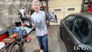 New Headlights and Fender Repair!