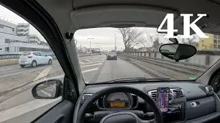 City Tour with a Smart Car: The Big Difference of a Small Car / 4K