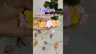 Haldi Jewellery Haul from Flipkart #flipkart #shorts #haldijewellery #fashion