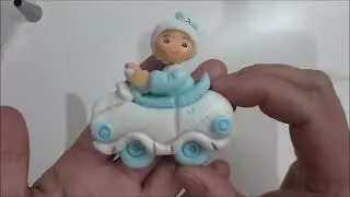 Tutorial bomboniera bimbo in porcellana fredda