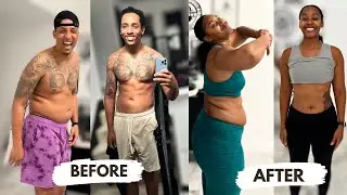 OUR 90 DAY BODY TRANSFORMATION LOSING 70LBS TOGETHER *COUPLE WEIGHT LOSS JOURNEY*
