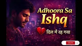 Adhoora Sa Ishq 💔 | Heart Touching Sad Hindi Song | Dil Mein Reh Gaya