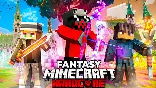 100 Players Simulate The Fantasy Tournament In Minecraft...