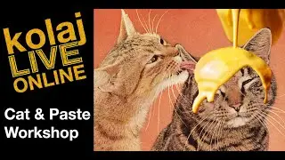 Cat and Paste Workshop: Cats, Art History, & Collage