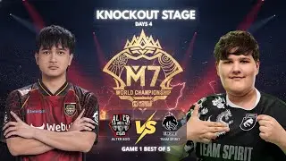 AE VS TS Game 1 Best Of 5 | M7 Knockout Stage Day 4 | Alter Ego Vs Team Spirit