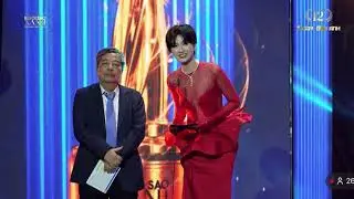 Мисс Cosmo Vietnam Линь на 12-й церемонии вручения премии &laquo;Лицо года&raquo;.