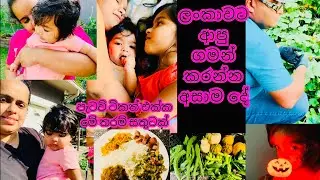 ලංකාවට ආපු ගමන්ම කරන්න අසාම දේ🥰| Life in USA | American Village life | Motivational |