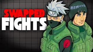 Kakashi and Guy Swap Fights