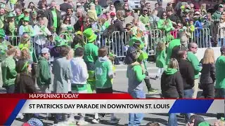 St. Patrick's parade marches through downtown St. Louis today