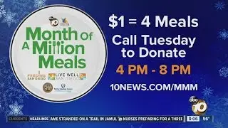 Month of a Million Meals campaign underway