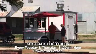 KB'S BRATS FOOD TRUCK in Downtown Rowlett!
