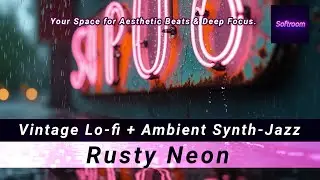 Softroom - Rusty Neon | Lo-fi Noir Rain Ambience for Late-Night Journaling & Calm