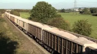 Mendip Rail Class 59 at Berkley Marsh 29.09.11