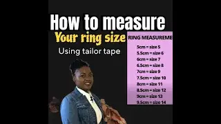 How to measure your ring size