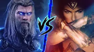 Thor VS Wonder Woman - Who Wins? ⚔️🔥