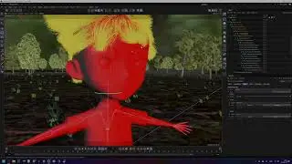 Cinema 4D R26: Проблемы с изменением размера зариганного и заскиненного персонажа