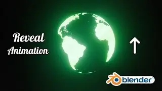 Making a Neon Earth Globe animation | Blender 4.1
