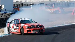 V8 TURBO BMW E46 DRIFTING - Takis Takamoura | Drift Kings 2025 Round 6 Cyprus |