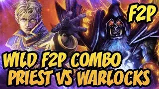 Hearthstone: Wild F2P Combo Priest VS Warlocks