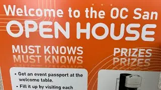 OC San Orange County Sanitation District Educational Open House Tour