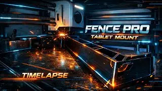 Fence Pro Chain-link Fence Mount for iPad  &mdash; Etsy Order Timelapse (PETG &bull; Bambu X1C)