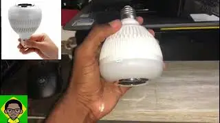 Lampada Luz Led Rgb Bluetooth M&uacute;sica Caixa