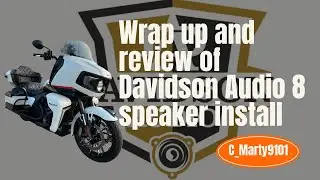 Завершаю установку динамиков @DavidsonAudio 8 на мой Indian Pursuit. Мои впечатления после 2000 м...