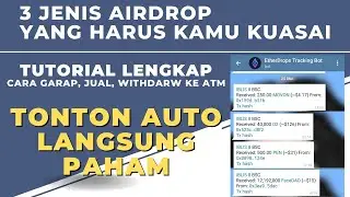 A COMPLETE TUTORIAL ON HOW TO WORK ON AIRDROPS FOR BEGINNERS UNTIL YOU CAN WITHDRAW RUPIAH TO AN ATM