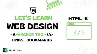 HTML-Class-6 | Anchor tag & links bookmarks | Web design tutorial for beginners |এসো সহজেই ওয়েব ডি.।