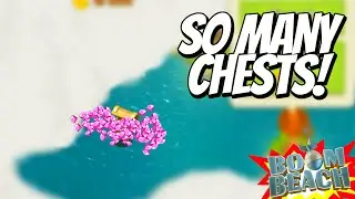 Boom Beach I FOUND SO MANY CHESTS AND DIAMONDS! (Absoulutly NO Defenses #6)+Low Level Gameplay!